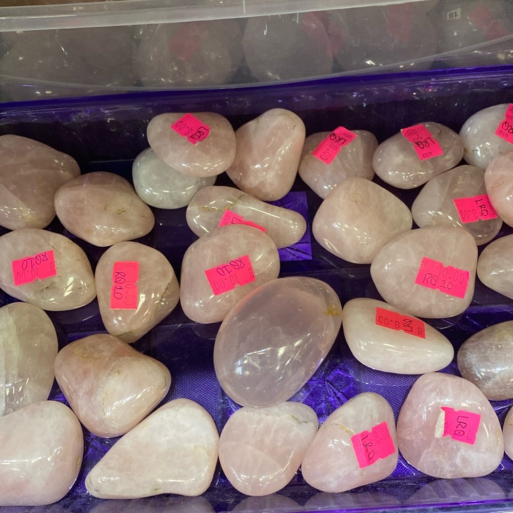 large rose quartz tumble